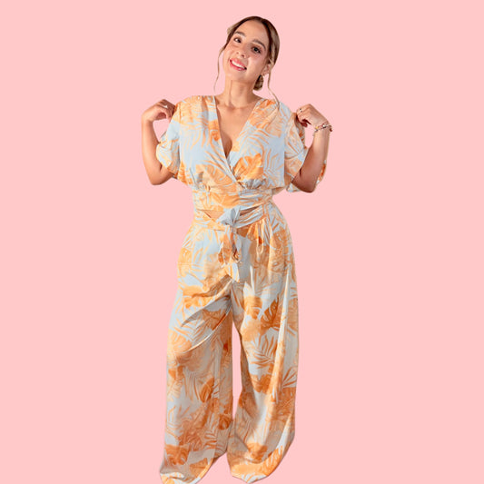 Island Glow Wrap Top