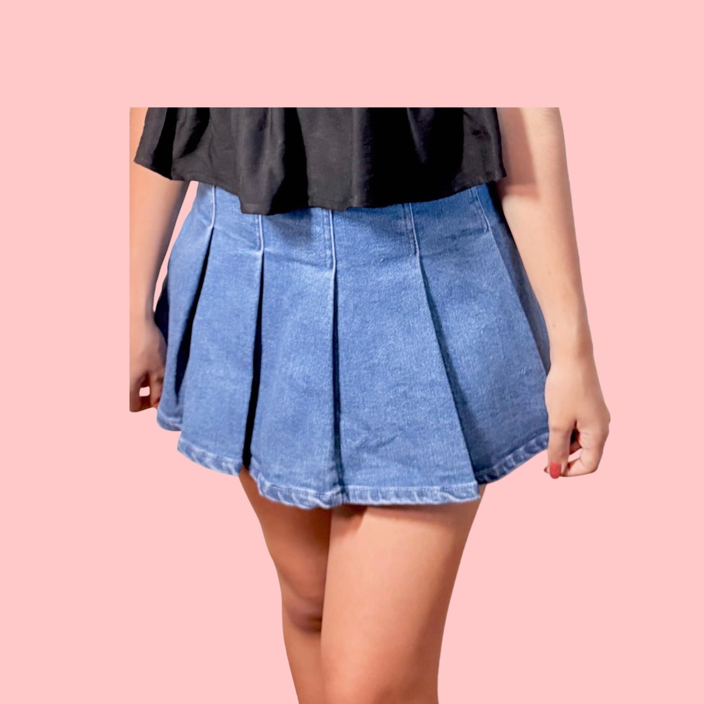 Everyday Flare Denim Skirt