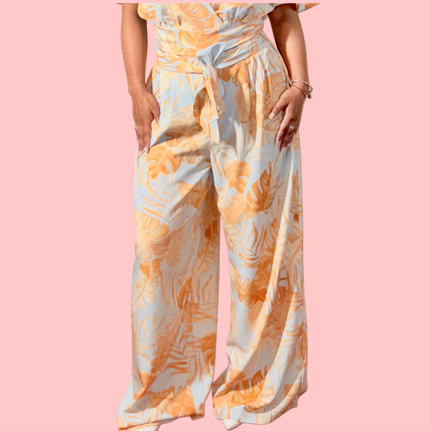 Island Glow Wide-Leg Pants