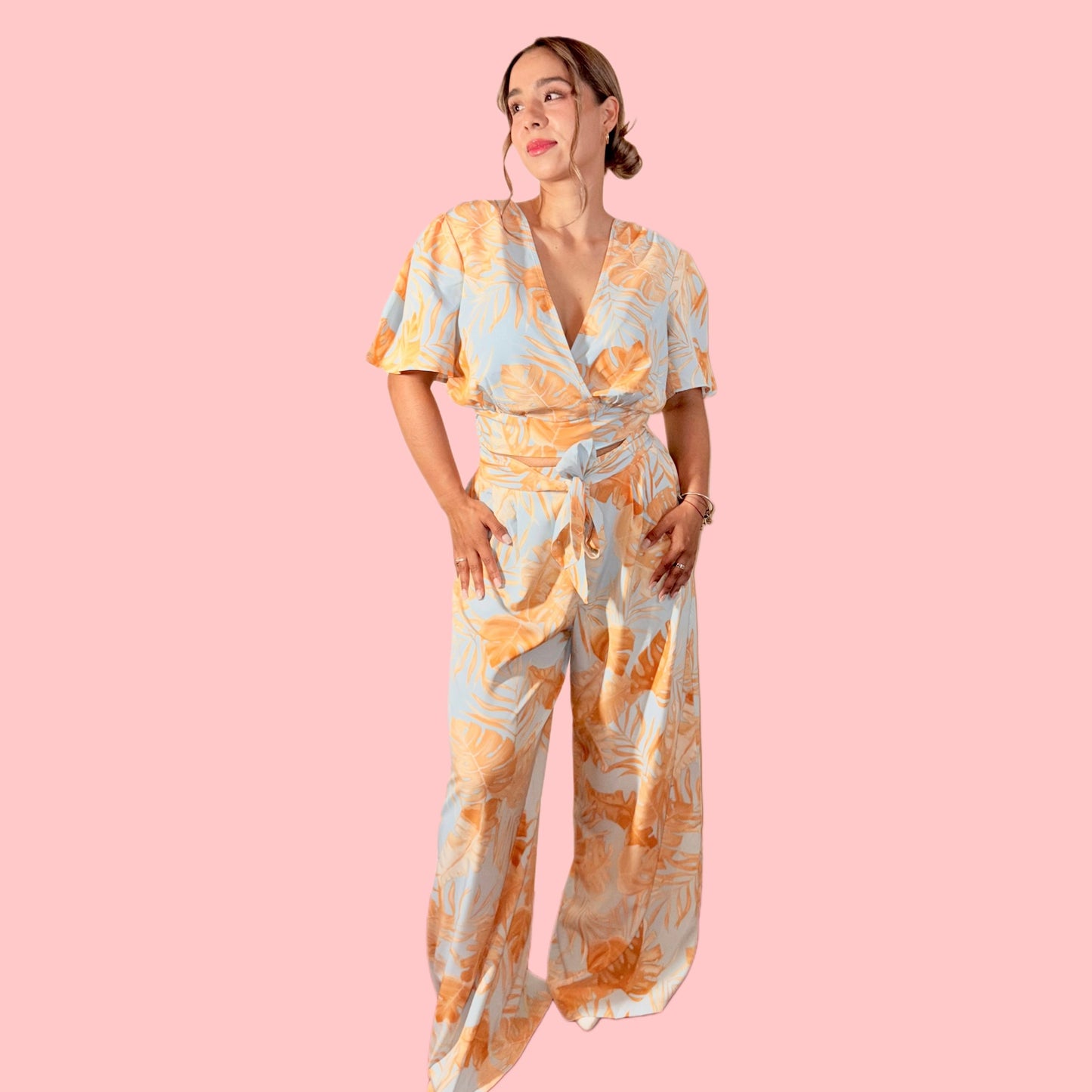 Island Glow Wide-Leg Pants